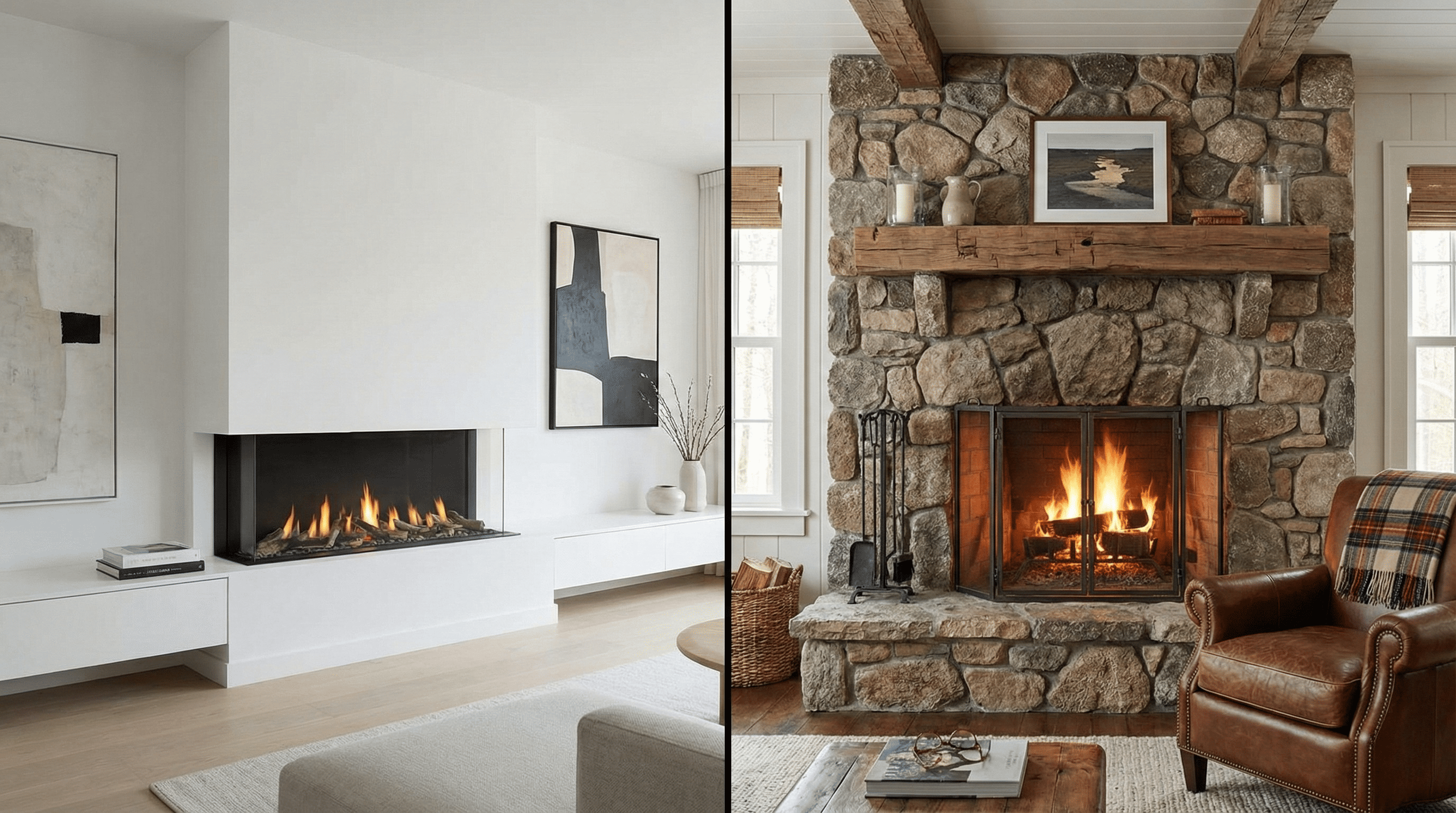 Modern mi, Rustik mi? Evinize En Uygun Şömine Giydirme Modelleri