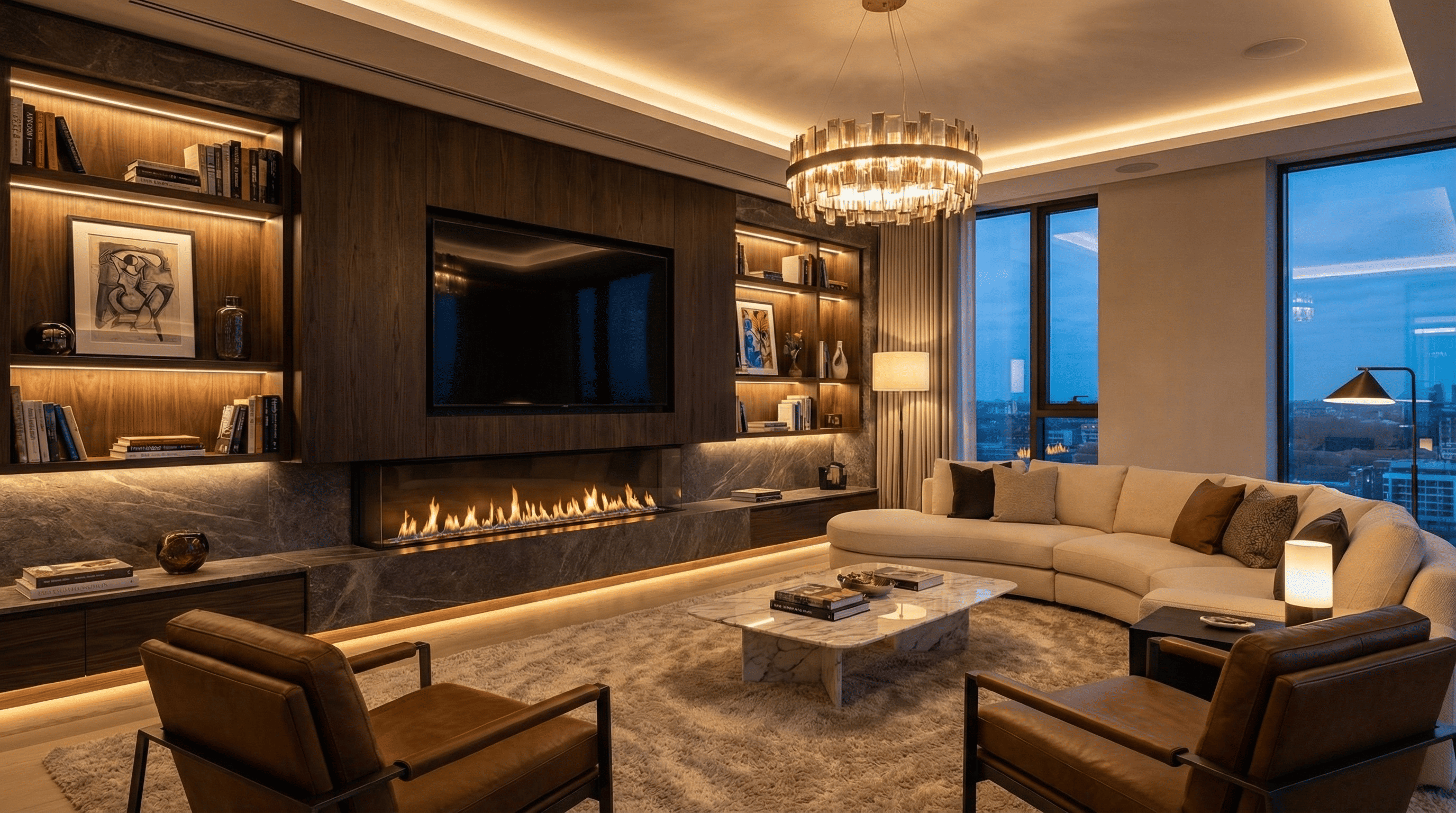 Evinizin Değerini Artırın: Şömineli Salon Dekorasyonunda Mimari Entegrasyon